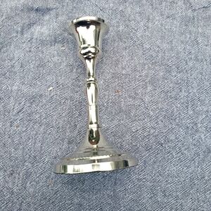 Elegant Silver Candle Holder